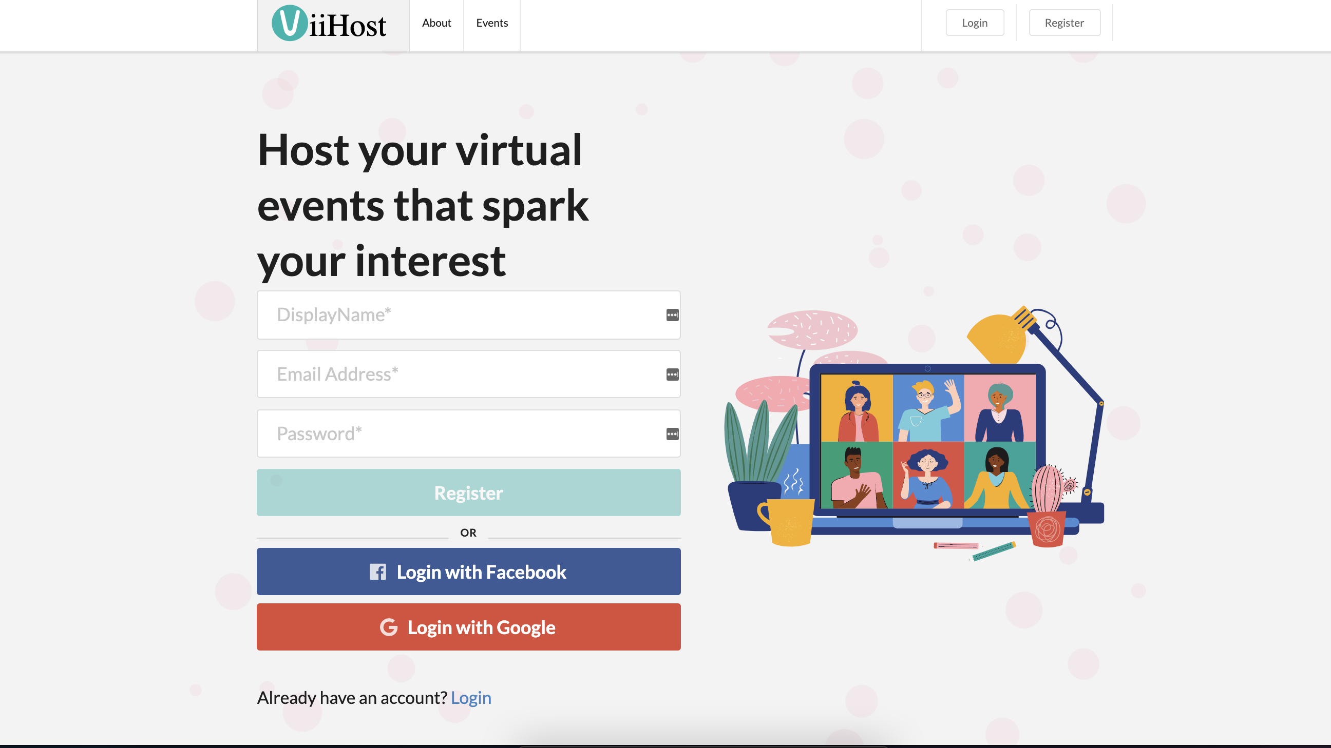 ViiHost - Social Network